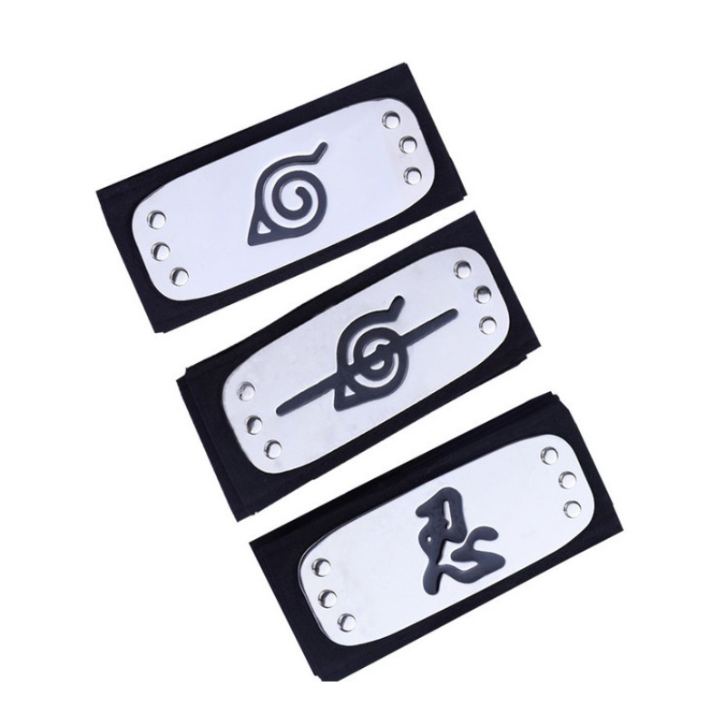 Naruto Headband Metal - アニメナルトヘッドバンドコスプレ小道具はたけカカシうちはイタチコスプレヘッドバンドおもちゃキッズギフト