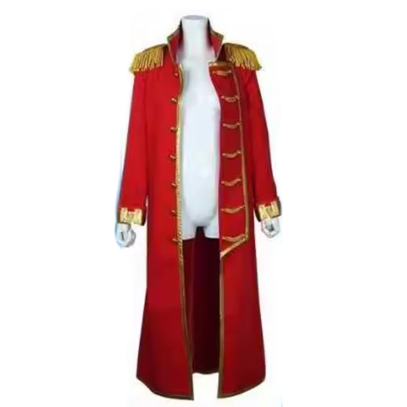Anime Cosplay Luffy - アニメメンズゴール・D・ロジャーのコスプレ衣装赤いコートハロウィンパーティーcosルフィ用ハロウィンクリスマスパーティー男性女性コスチューム