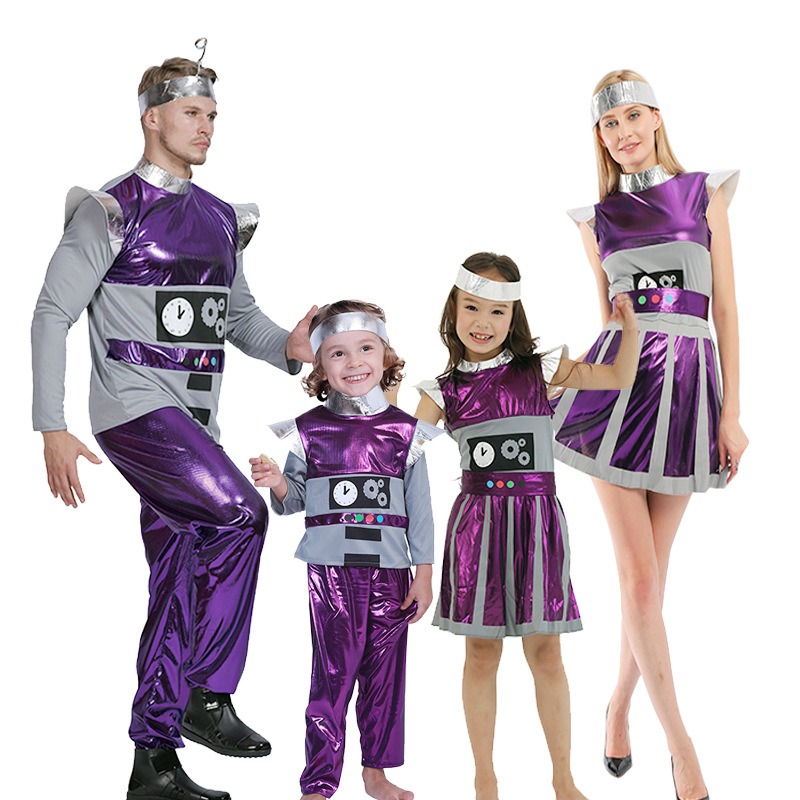 Anime Cosplay Toddler - 大人幼児宇宙飛行士ハロウィンコスチューム男の子用レトロロボットコスチューム男の子宇宙飛行士ロボットコスプレカーニバルコスチューム