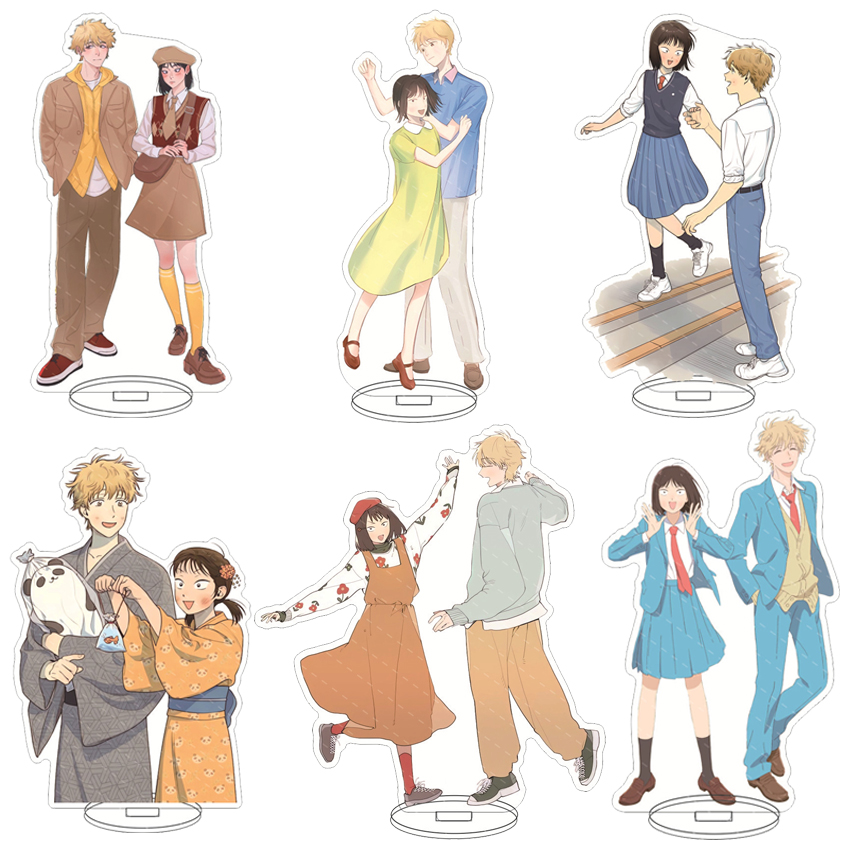 Anime Cosplay Rental - 16CM アニメアクリルスタンド ‌ スキップ・アンド・ローファー 岩倉美智美 沙間宗介
