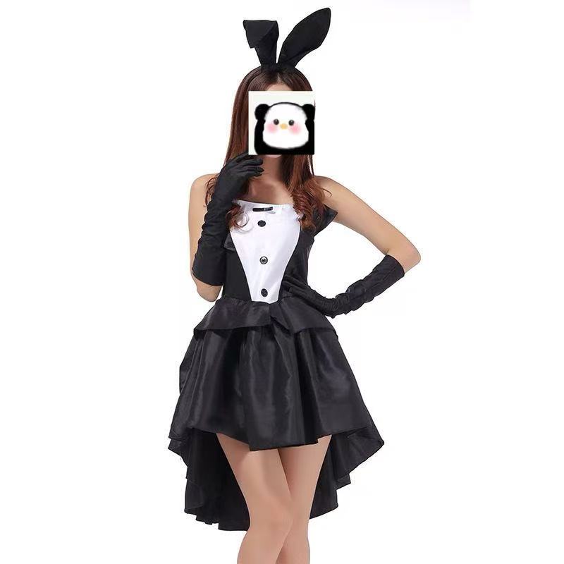 Anime Cosplay Bunny - LUCKY 男女兼用 アニメ風 バニーガール コスチューム パーティー用ユニフォーム