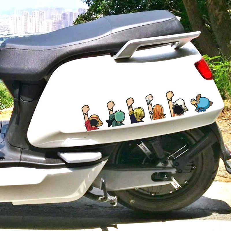 アニメワンピース車のステッカー漫画ルフィバックコンビネーショ - Anime Cosplay Luffy のレビューと価格