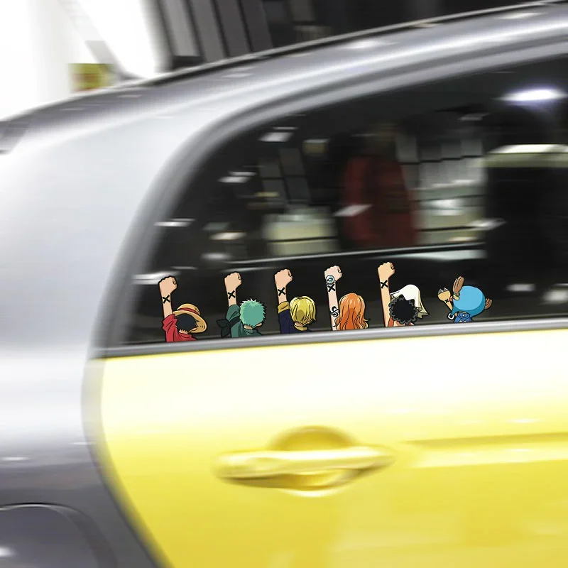 アニメワンピース車のステッカー漫画ルフィバックコンビネーショ - Anime Cosplay Luffy のレビューと価格