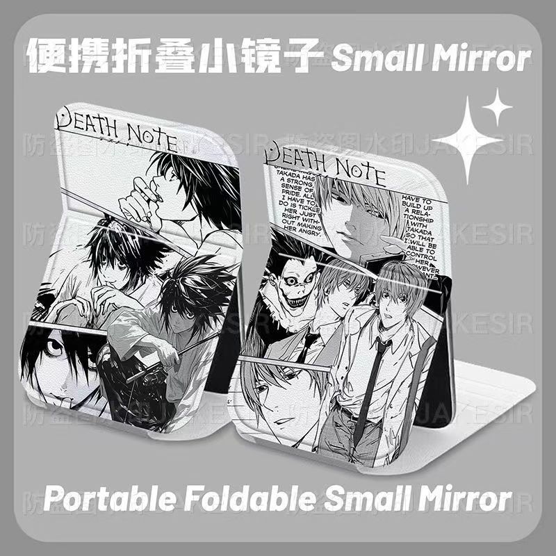 デスノート ヤガミ・ライト 折りたたみ式メイクアップミラー  - Anime Cosplay Makeup のレビューと価格