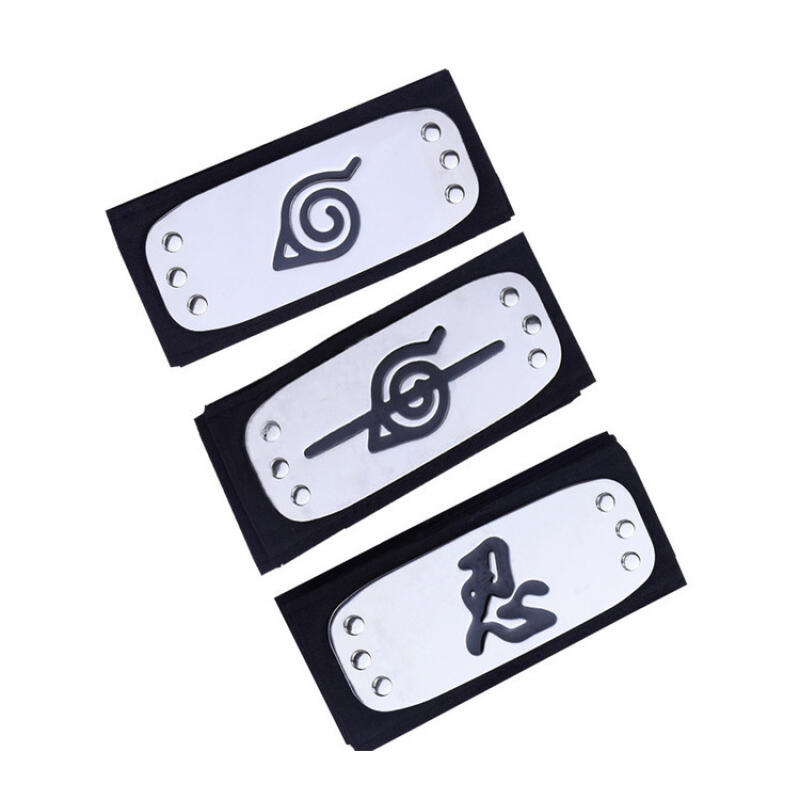 アニメナルト忍者ヘッドバンドうずまき暁カカシフィギュアコスプ - Naruto Headband Metal のレビューと価格