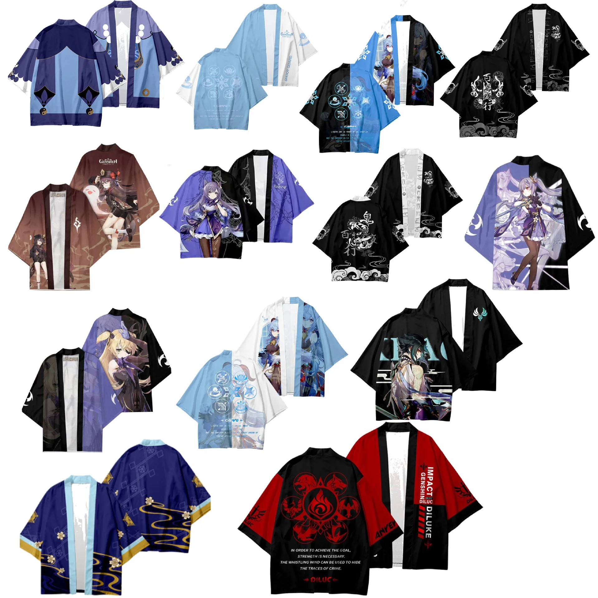 原神インパクト楓原和葉コスプレ着物日本原宿カーディガンゲーム - Anime Cosplay Kimono のレビューと価格