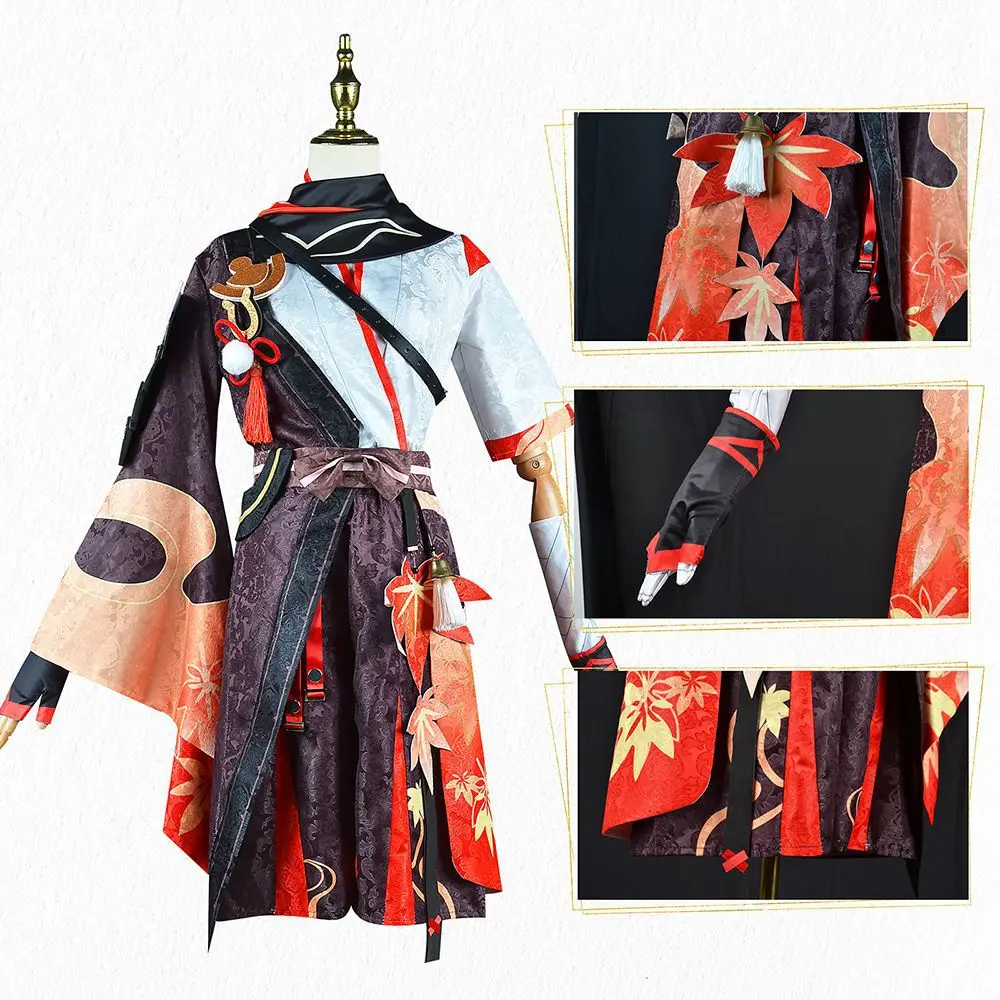 ゲーム原神カエデハラ・カズハコスプレ衣装ハロウィン制服カズハ - Anime Cosplay Kimono のレビューと価格
