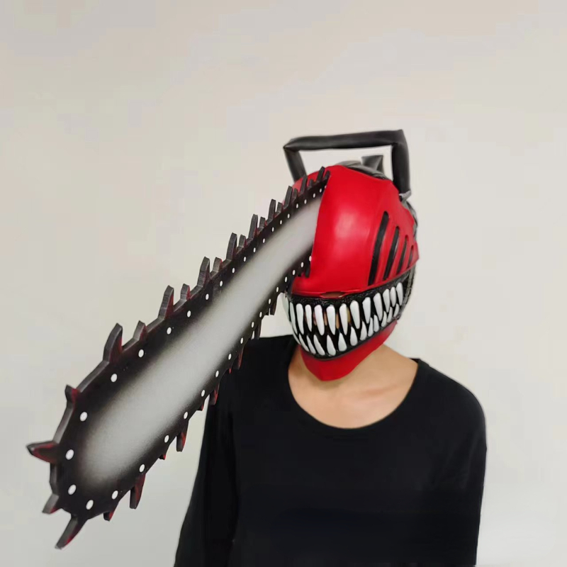 アニメチェーンソーマンコスプレヘルメットポチタマスク悪魔ラテ - Cosplay Anime Female Characters のレビューと価格