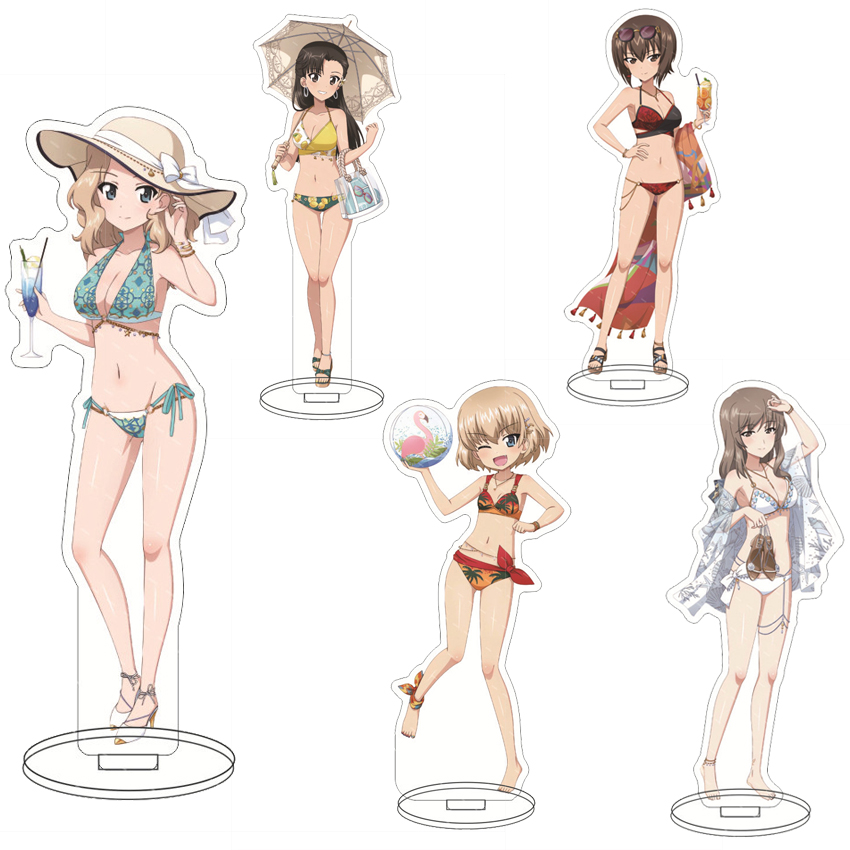 16 センチメートルアニメアクリルスタンド少女と戦車西住美穂 - Anime Cosplay Rental のレビューと価格