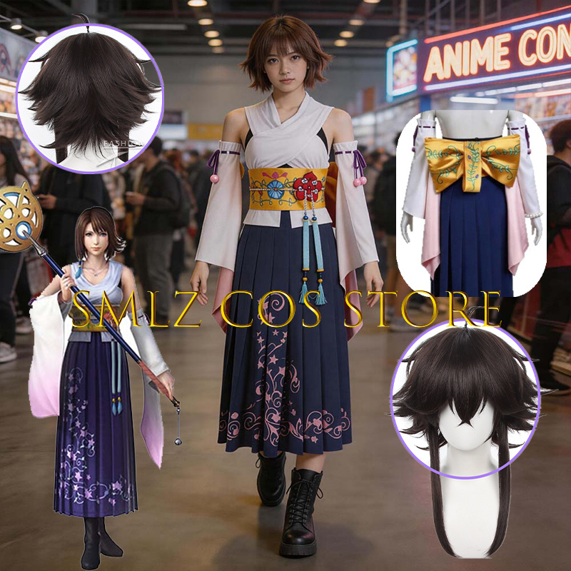 Smlz FFX ユナコスプレアニメ FF10 X 衣装女性 - Cosplay Anime Female Characters のレビューと価格