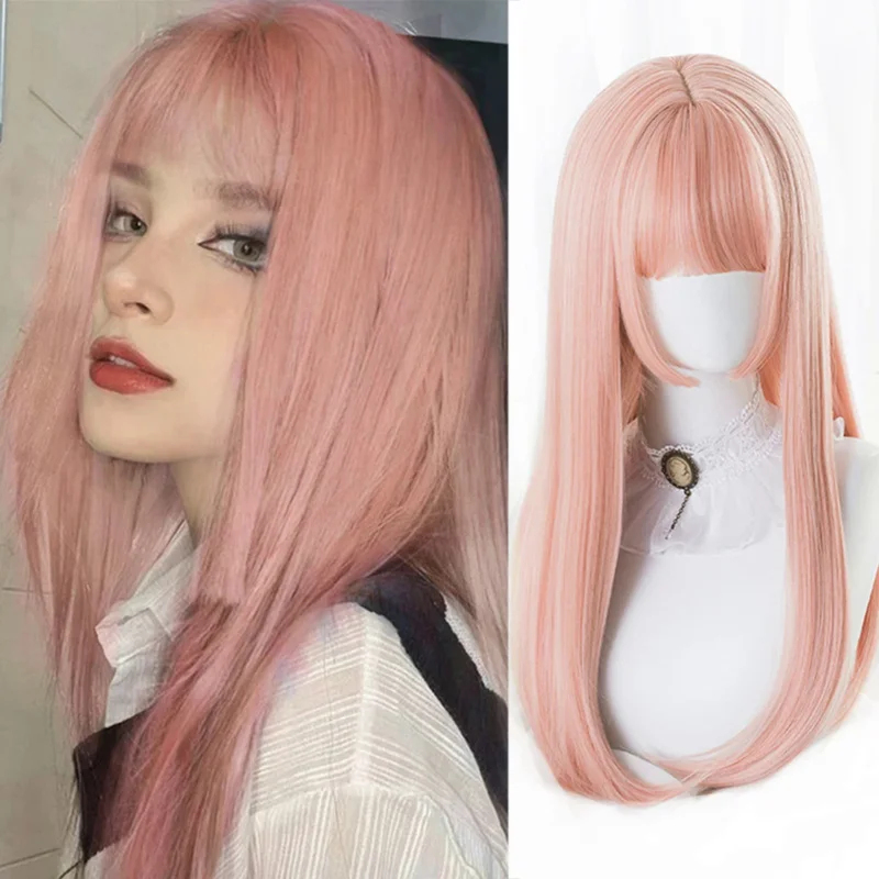 2026 Houyan 合成ロングストレートヘアウィッグコス - Anime Cosplay Youtube Shorts のレビューと価格