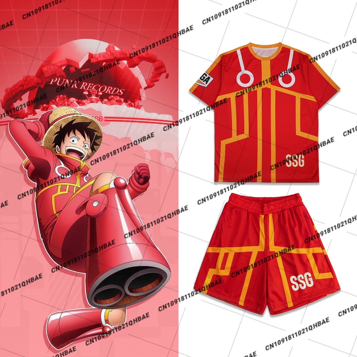新しいエッグヘッド島モンキー D. ルフィアニメ愛好家コスプ - Anime Cosplay Of のレビューと価格