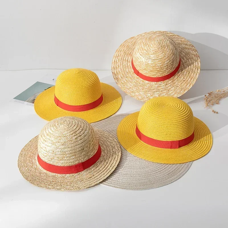 麦わら帽子アニメコスプレ小道具ルフィキャップロールプレイ漫画 - Anime Cosplay Luffy のレビューと価格