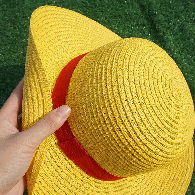 麦わら帽子アニメコスプレ小道具ルフィキャップロールプレイ漫画 - Anime Cosplay Luffy のレビューと価格