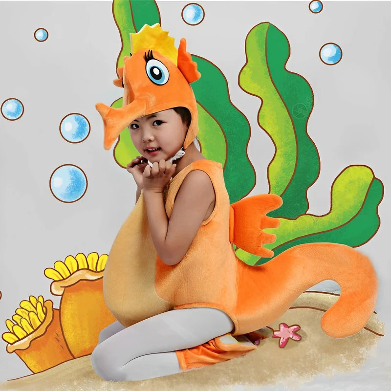 キッズ タツノオトシゴ カニ コスチューム コスプレ ハロウ - Anime Cosplay Toddler のレビューと価格