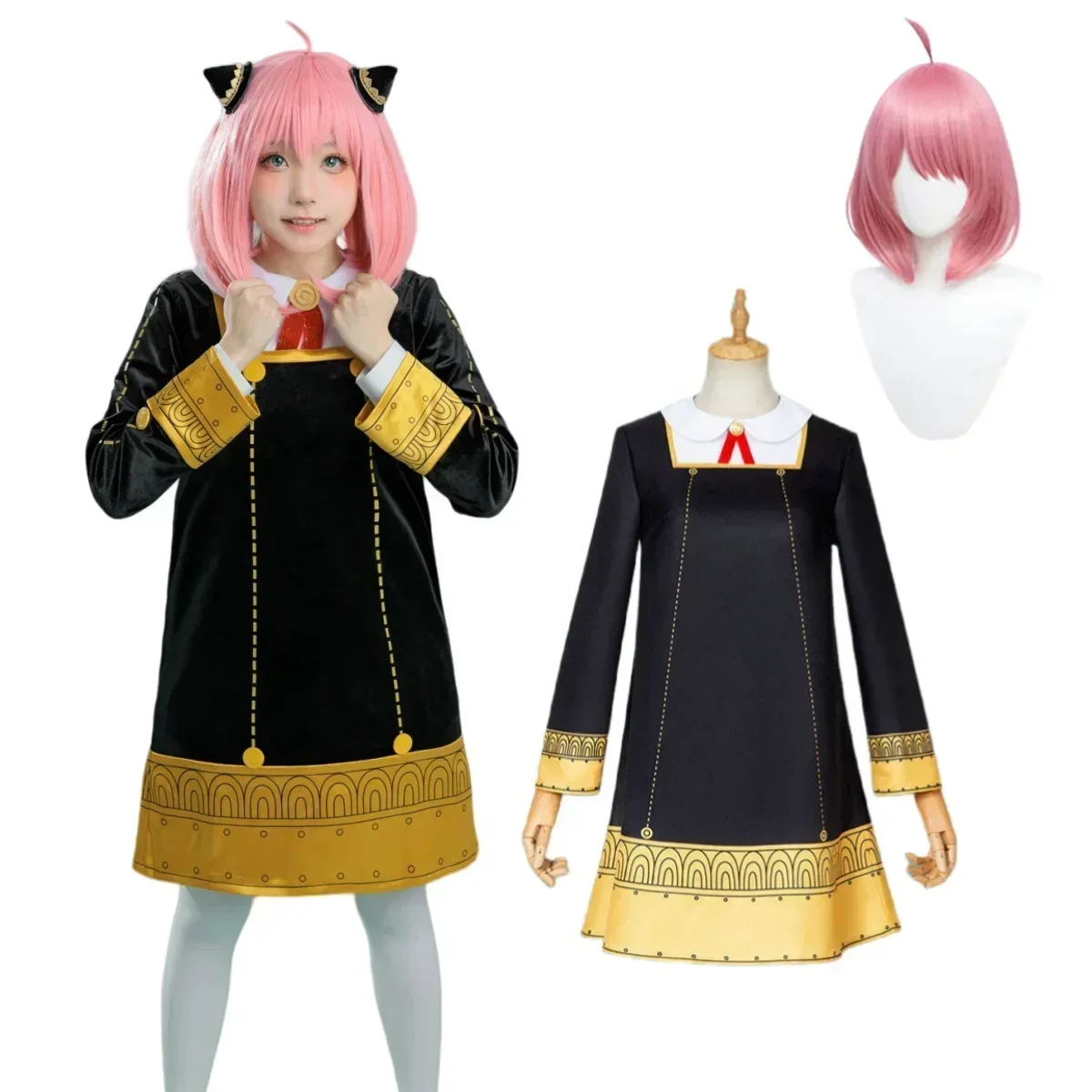 2026 アニメアーニャフォージャーコスプレ衣装スパイファミ - Anime Cosplay Toddler のレビューと価格