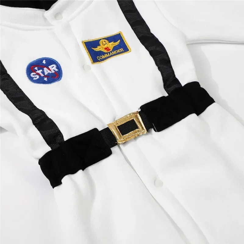 赤ちゃん幼児宇宙飛行士コスプレ衣装刺繍入り宇宙役割パーティー - Anime Cosplay Toddler のレビューと価格