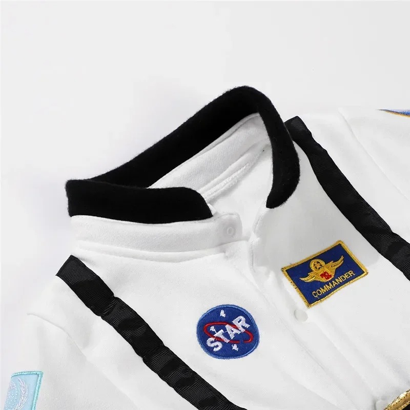 赤ちゃん幼児宇宙飛行士コスプレ衣装刺繍入り宇宙役割パーティー - Anime Cosplay Toddler のレビューと価格