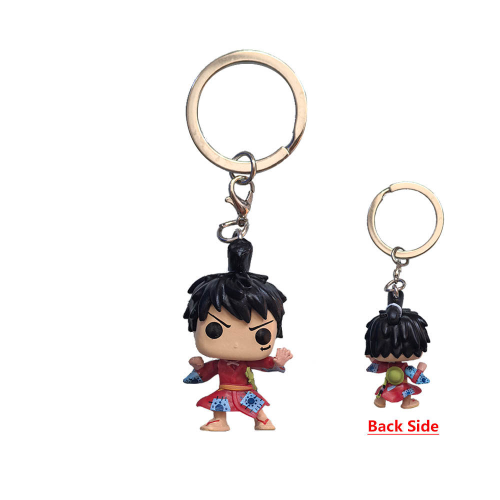 アニメワノ国フィギュアキーホルダー ルフィ ロロノア・ゾロ  - Anime Cosplay Luffy のレビューと価格
