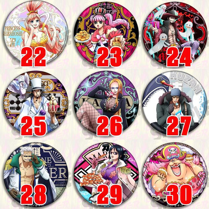 ワンピースアニメブローチバッジ ルフィ ゾロ エース 赤髪  - Anime Cosplay Luffy のレビューと価格