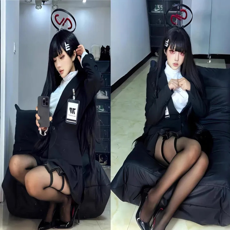 アニメゲーム ブルーアーカイブ 月影リオ コスプレ衣装 ウィ - Anime Cosplay Youtube Shorts のレビューと価格