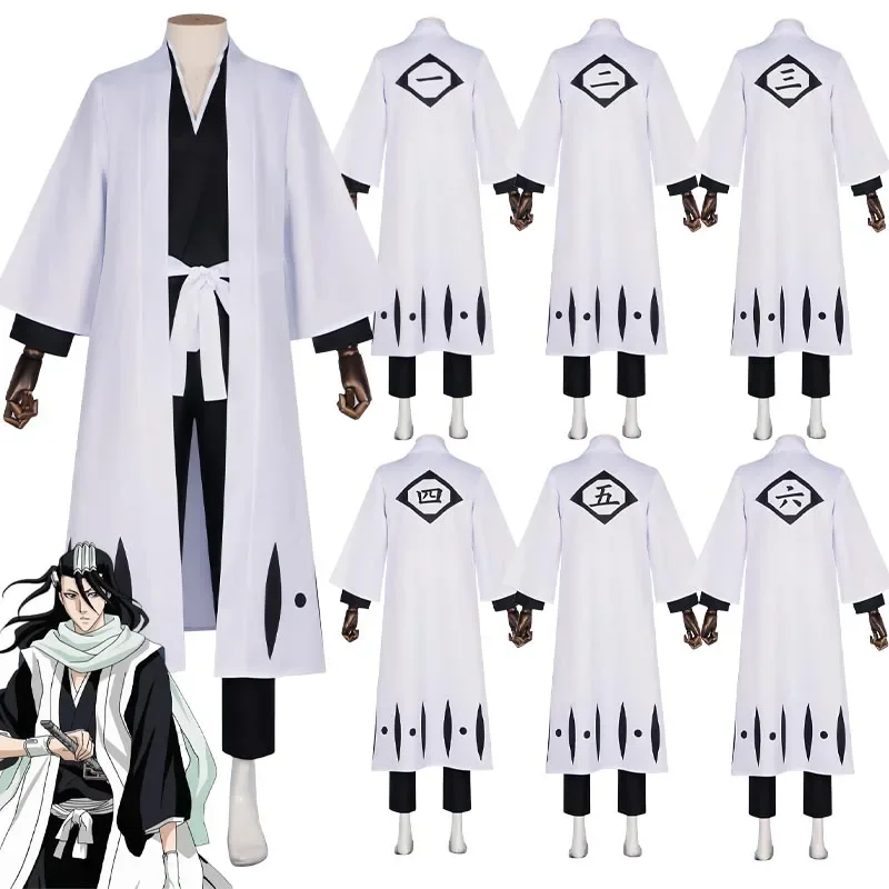 BLEACHアニメ船長キャラクターコスプレ衣装、アイゼン・ソ - Anime Cosplay Kimono のレビューと価格